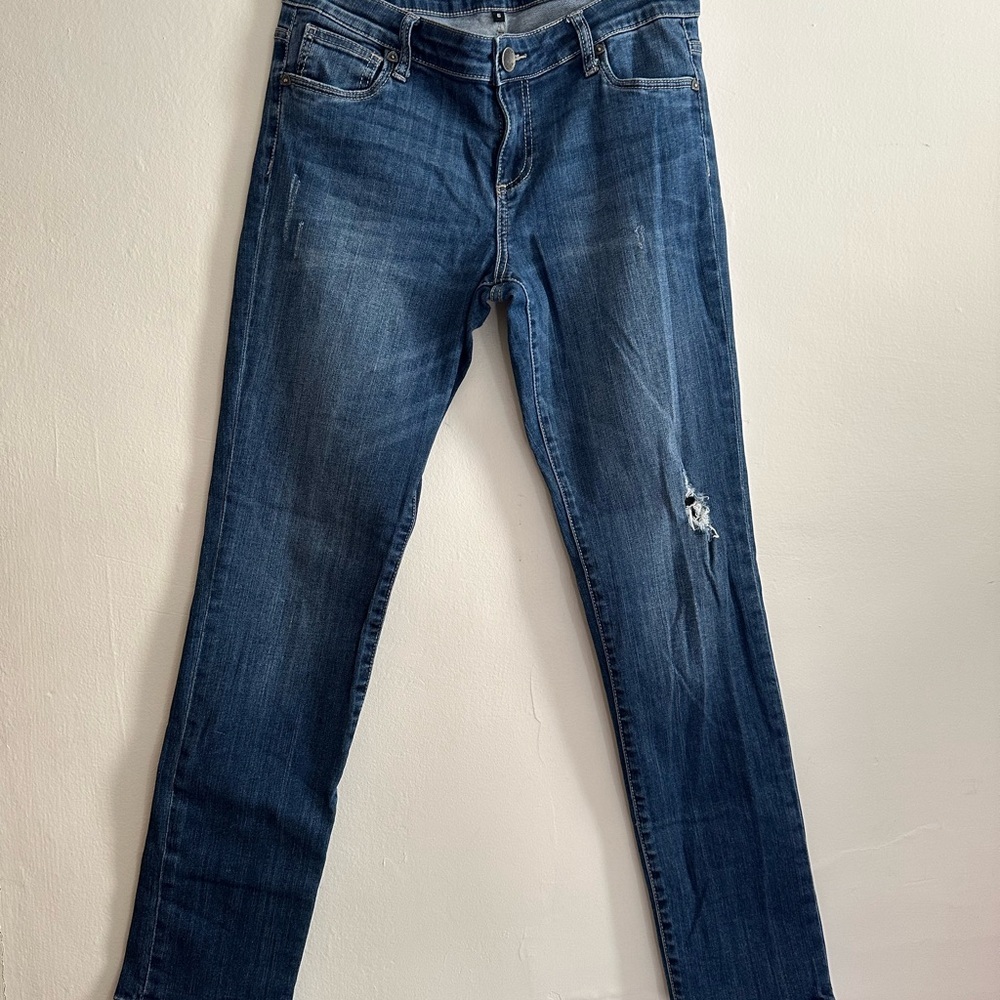 Kut from the Kloth Dark Blue Skinny Jeans -01